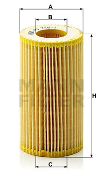Alyvos filtras MANN-FILTER HU 718/1 z
