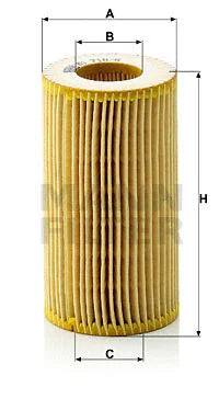 Alyvos filtras MANN-FILTER HU 718/6 x