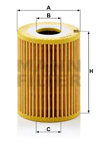 Alyvos filtras MANN-FILTER HU 719/3 x