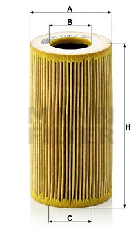 Alyvos filtras MANN-FILTER HU 719/5 x
