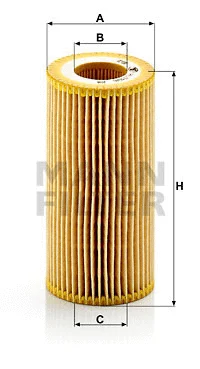 Alyvos filtras MANN-FILTER HU 719/6 x