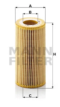 Alyvos filtras MANN-FILTER HU 719/8 y