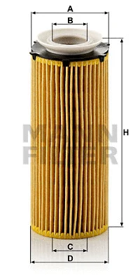 Alyvos filtras MANN-FILTER HU 720/3 x