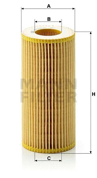 Alyvos filtras MANN-FILTER HU 721/2 x