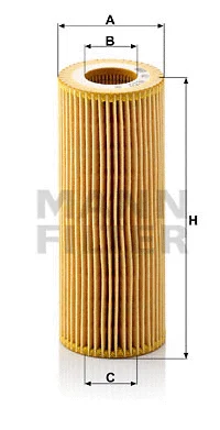 Alyvos filtras MANN-FILTER HU 722 x