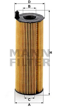 Alyvos filtras MANN-FILTER HU 8003 x