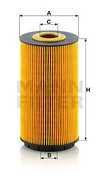 Alyvos filtras MANN-FILTER HU 8010 z