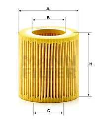 Alyvos filtras MANN-FILTER HU 8011 z