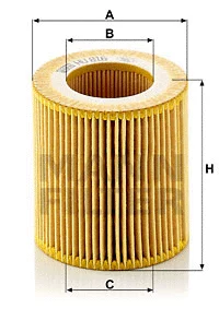 Alyvos filtras MANN-FILTER HU 816 z KIT
