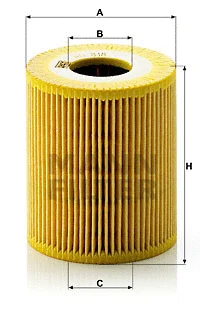 Alyvos filtras MANN-FILTER HU 818 x