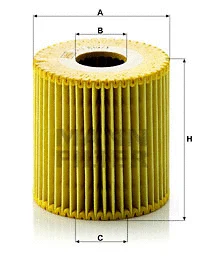 Alyvos filtras MANN-FILTER HU 819/1 x
