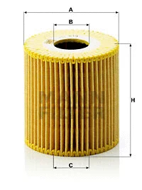 Alyvos filtras MANN-FILTER HU 819 x