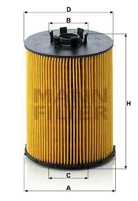 Alyvos filtras MANN-FILTER HU 823 x