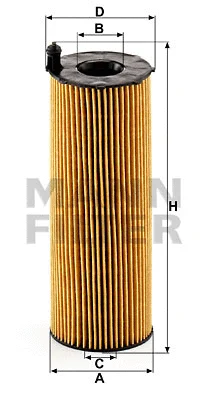 Alyvos filtras MANN-FILTER HU 831 x