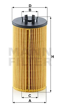 Alyvos filtras MANN-FILTER HU 835/1 z
