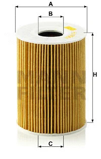 Alyvos filtras MANN-FILTER HU 9001 x