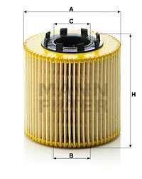 Alyvos filtras MANN-FILTER HU 923 x
