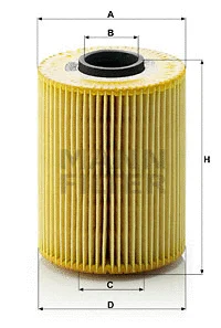 Alyvos filtras MANN-FILTER HU 926/4 x