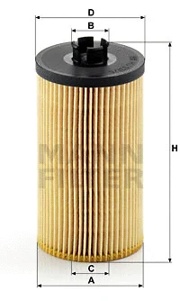Alyvos filtras MANN-FILTER HU 931/5 x
