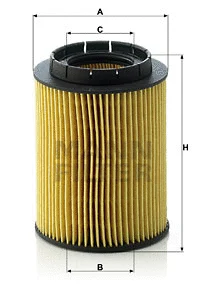 Alyvos filtras MANN-FILTER HU 932/6 n