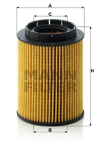 Alyvos filtras MANN-FILTER HU 932/7 x