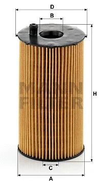 Alyvos filtras MANN-FILTER HU 934/1 x