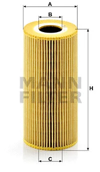 Alyvos filtras MANN-FILTER HU 951 x