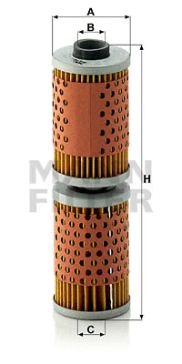Alyvos filtras MANN-FILTER MH 58 x
