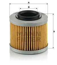 Alyvos filtras MANN-FILTER MH 65/1