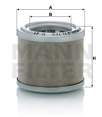 Kuro filtras MANN-FILTER P 41