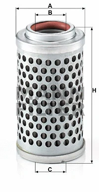 Kuro filtras MANN-FILTER P 54 x