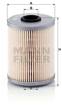 Kuro filtras MANN-FILTER P 733/1 x