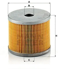 Kuro filtras MANN-FILTER P 78 x