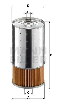 Alyvos filtras MANN-FILTER PF 1050/1 n