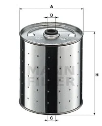 Alyvos filtras MANN-FILTER PF 1155