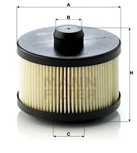 Kuro filtras MANN-FILTER PU 10 001 x