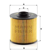 Kuro filtras MANN-FILTER PU 10 004 z