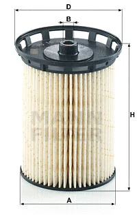 Kuro filtras MANN-FILTER PU 10 010 z