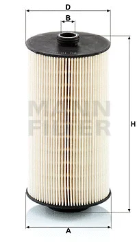 Kuro filtras MANN-FILTER PU 10 013 z