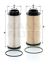 Kuro filtras MANN-FILTER PU 10 016-2 z