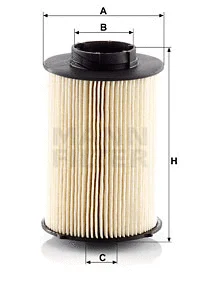 Kuro filtras MANN-FILTER PU 10 020 x