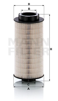 Kuro filtras MANN-FILTER PU 10 035 z