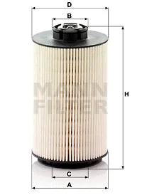 Kuro filtras MANN-FILTER PU 1058/1 x
