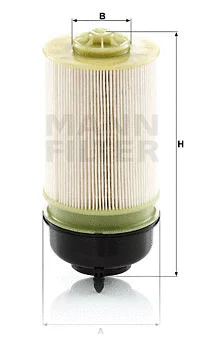 Kuro filtras MANN-FILTER PU 12 001-2 z