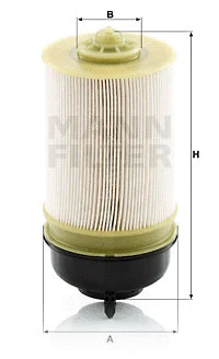 Kuro filtras MANN-FILTER PU 12 002-2 z