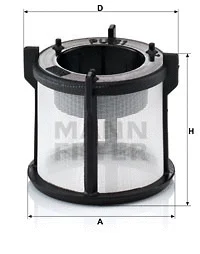 Kuro filtras MANN-FILTER PU 51 x