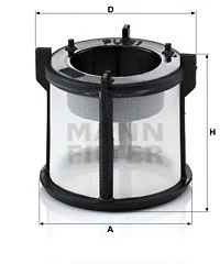 Kuro filtras MANN-FILTER PU 51 z