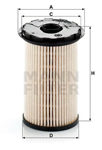 Kuro filtras MANN-FILTER PU 7002 x