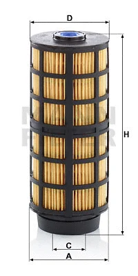 Kuro filtras MANN-FILTER PU 7004 z