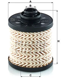 Kuro filtras MANN-FILTER PU 7010 z